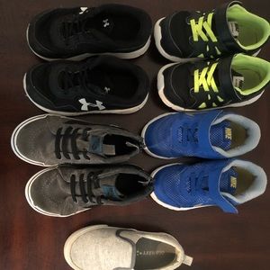 SOLD Size 9 NIKE VANS UNDER ARMOUR Toddler shoes